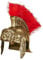 W WIDMANN MILANO Party Fashion - Antiker Römerhelm, Soldatenhut, Gladiatoren Kopfbedeckung, Helm, Accessoire