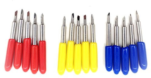 Roland Schneideplotterklingen für Roland-Schneideplotter, Vinyl, 30/45/60 Grad, 15 Stück