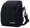 DOMISO Wasserdicht Kameratasche Universal Schultertasche Stoßfest Kompakte Fototasche Camera Case für Digitalkamera Kompaktkamera Bridgekamera,Schwarz