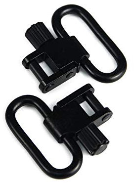 2 STÜCK 2,54cm Quick Detach QD Sling Swivel Riemenbügel für Gewehrriemen Luftgewehr Schraube Holzpfosten