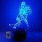 HPBN8 Ltd 3D Eishockey Nachtlicht Optical Illusions LED Lampen Fernbedienung USB Power 7/16 Farben 3D LED Lampe Formen Kinder Schlafzimmer Geburtstag Weihnachten