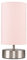 MiniSun | Modern Chrome Touch Table Lamp with Pink Light Shade | Table Lamps, Home Décor & Improvement Essential