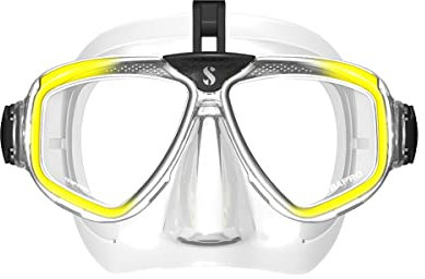 Scubapro HUD Mount Zoom-Maske, Atemregler für Kaltwasser, Uni, Erwachsene, Schwarz, Einheitsgröße