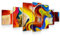 Startonight Leinwandbild xxl Nymphen mit Lockigem Haar - Leinwandbilder Moderne Kunst - Abstrakte Wanddeko Kunstdrucke, Wandbilder 7 teile 100 x 240 cm, Tag Nacht Groß Bild