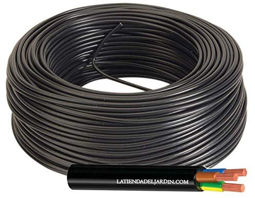 Suinga - 10 mètres câble électrique tuyau 3 fils 1,5 mm2 Conducteur électrique pour réseau électrique, électrovannes et programmeurs d'irrigation