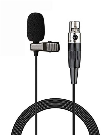 Sujeetec Micrófono de Solapa Micrófono Solapa Compatible con Shure Transmisor inalámbrico - Unidireccional Condensador Mini Lavalier Micrófono - Enchufe Mini XLR TA4F