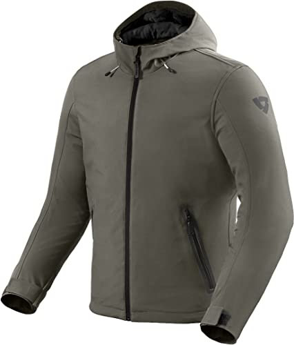 Revit Traffic H2O Motorrad Textiljacke (Dark Green,S)