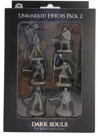 Steamforged SFDS-RPG007 Dark Souls RPG Mini – Unkindled Heroes Pack 2, Gemischt