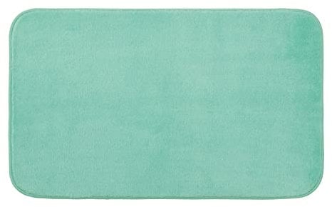 Gözze - Premium Rutschfester Badteppich, RIO, 100% Microfaser, 70 x 120 cm - Mint