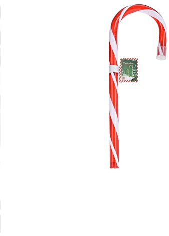 Home & Styling Collection Zuckerstange, beleuchtet, 34 cm, Rot / Weiß