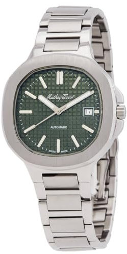 Mathey-Tissot Evasion Herren-Armbanduhr H152ATV mit grünem Zifferblatt