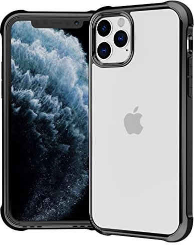 Uluck Case For iphone 11 Pro,Anti-Yellow Case,Ultra Slim Soft TPU Silicone Shockproof Bumper Cover,Anti-Scratch iphone 11 pro Phone Case 5.8 inch-Black