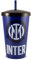 ILS I LOVE SHOPPING INTER | Bicchiere Ufficiale con Tappo in plastica 430ml per Tifoso Bambini Made in Italy (Inter)