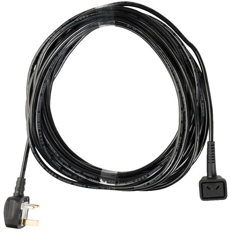 ABC Products Compatible/Replacement mains power supply cable cord lead and wall plug for Numatic, James, Nuvac Vacuum Cleaner Hoover (10 Metres / 33 Feet Long)