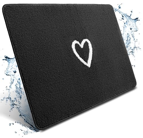 Fußmatte innen [waschmaschinenfest] in perfekter Größe für die Haustür. Fußmatte schwarz 60x90 fussmatte innen fussabstreifer innenbereich fußabtreter innen fussmatten haustür eingangsmatte