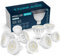 Torkase Gu5.3 Mr16 Led, 5W 12V Led Spot Lampe, 2700K Warmweiß Gu 5.3 Led, 500lm Led Leuchtmittel Ersetzt 50W Halogenlampe 40 Grad, Led Strahler Nicht Dimmbar, 10 Stück