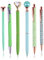 Cobee Kugelschreiber Set, Metallkristall Diamantstift 1,0 mm Feine Spitze Schwarze Tinte Glattes Schreiben Glitzerstift für Journaling ausgefallener Geschenk Männer Frauen Büro Schulbedarf