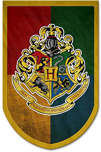 drapeau harry bannière potter pour Harry Potter Poud-lard 95X60CM