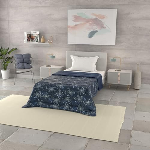 Italian Bed Linen Sommer Steppdecke Basic, Mikrofaser, Fireworks, 160x240cm