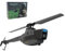NULA C128 Black Hornet Scout Drohne RC Hubschrauber Modell mit 1080P Kamera, 2.4G RC 4CH Luftfahrzeug Militärflugzeug Helicopter Modell mit 6-Achsen-Gyro für Anfänger Erwachsene Kinder
