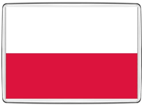 Pixly® Poland Flag Fridge Magnet Large Jumbo Size Polish Keepsake Country Souvenir Novelty Refrigerator Magnets Gift