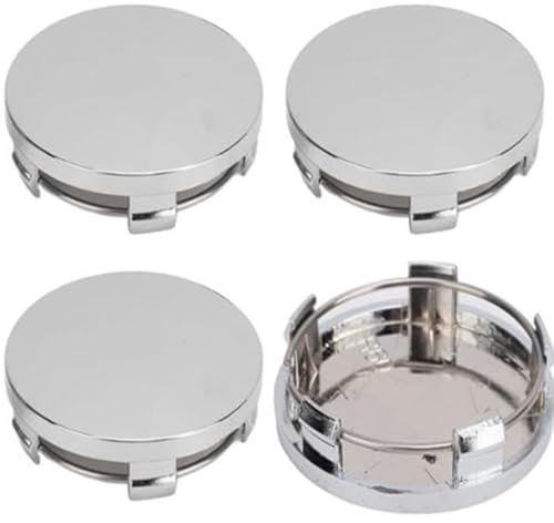 HWLHWTSN 4 Stück Radkappen für Autos, für VW Bora Variant Wheel Hub Caps 55mm, wasserdichte, staubdichte Raddekorationsabdeckung, Autoschutz-Zierzubehör,B