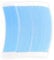 WY LIGHTING LEVEL 40pcs Wig Tape Double Sided Lace Front Hold Tape Waterproof C-Shaped Hair Wig Tape Blue Wig Adhesive Strips for Hair Extension Wigs Toupee Hair Pieces Long Short No Hair