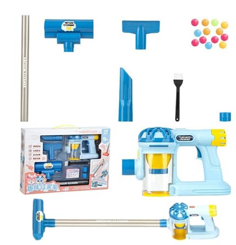 Giocattolo Per Aspirapolvere Per Bambini - Set Per La Pulizia Delle Pulizie Bambino, Giocattolo Per Aspirapolvere Elettrico Di Simulazione | Giocattolo Per La Pulizia Della Casa Per Bambini Dai 3 Anni