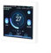 HEBEOT Smart Thermostat Smart Water Floor Heating Thermostat WIFI Smart Water Floor Heating Thermostat For Home Office 86 * 86 * 43mm(white)