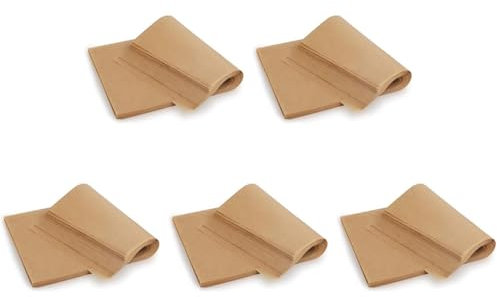 GREOHNMPAW 1000 Pezzi di Carta da Forno in Silicone Olio di Carta, Carta da Forno Antiaderente, Adatto per Cottura, Friggitrice Ad Aria, Torte, Biscotti, ECC