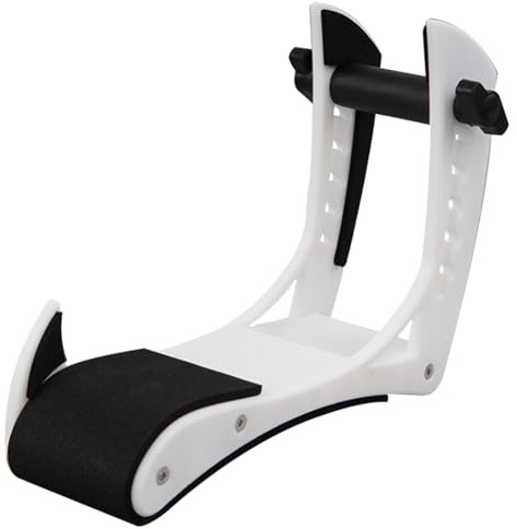 Verstellbare Gitarrenfußstütze [30-50cm] - Ergonomischer Anti-Rutsch Fußschemel für E-Gitarre, Akustik & Klassik | Höhenverstellbar, Rutschfester Schaumstoff | Gitarrenzubehör & Fußbank