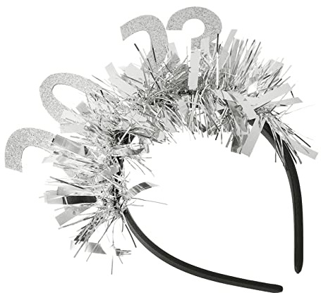 CALLARON Neujahrs-haarreif Mit Buchstaben Stilvoller Haarreif Für Party Haarschmuck-accessoire Einfach Anzulegen Und Langlebig Für Festivals Und Barbesuche