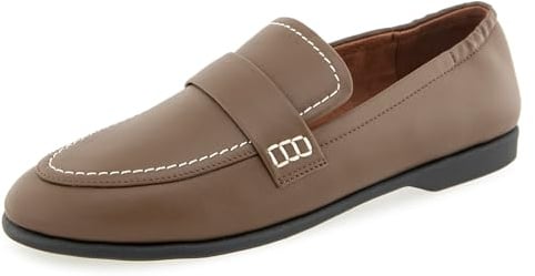 Aerosoles Women's NOHA Loafer, Fango Leather, 8W