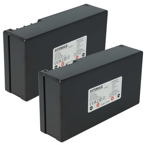 EXTENSILO 2X Akku kompatibel mit Agro R800Li Rasenmäher (3400mAh 25,2V Li-Ion)