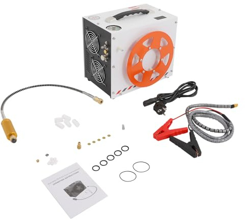 Compresseur d'air PCP 30 MPa Compresseur 4500 PSI Pompe à air haute pression Pompe à air PCP avec séparateur eau/huile Moteur en cuivre pur
