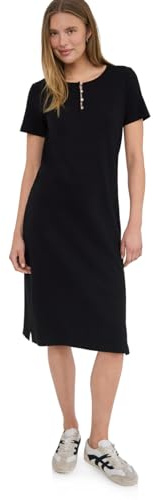 Street One Studio Kleid in Rippstruktur Black 40