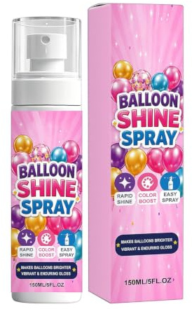 Spray Brillant Pour Ballons 150 ml Solution Transparente En Fine Brume