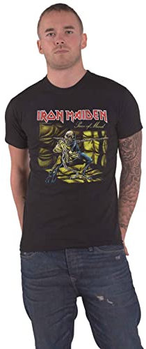 Iron Maiden Men's Piece of Mind T-Shirt, Black, X-Large
