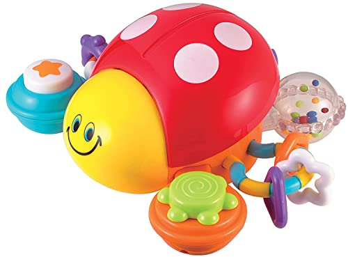 000720 Ladybug Toy, Press and Go, with Activities and Sounds - Winfun