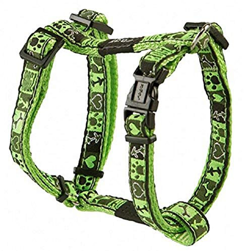 ROGZ SJ01-CF Fancy Dress Hundegeschirr/Jellybean, S, grün