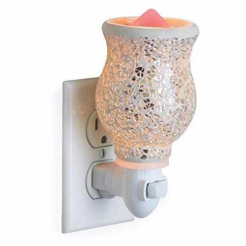 Candle Warmers Etc Pluggable Fragrance Warmer- Decorative Plug-in for Warming Scented Candle Wax Melts and Tarts or Fragrance Oils, Reflection