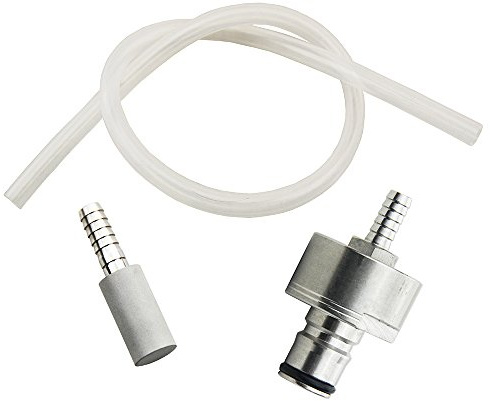 mangobuy Homebrew Edelstahl Carbonation Gap & 2 Mikron Diffusion Stein 61 cm Silikon Tube
