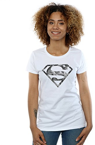 DC Comics Damen Superman Marble Logo T-Shirt