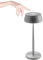 Zafferano, Sister Light Lampe, Wiederaufladbare und Kabellose Tischlampe mit Touch Control, Geeignet für den Innen- und Außenbereich, Dimmer, 2700-4000 K, Höhe 32,8 cm, Farbe Aluminium Eloxiert