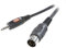 SpeaKa Professional SP-7869804 Attacco DIN/Jack Audio Cavo [1x Spina a 5 Poli (DIN) - 1x Spina Jack da 3.5 mm] 1.50 m
