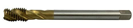 Weischer® - HSS-TiN Sacklochbohrer M6 | Maschinengewindebohrer Sacklochgewinde | Gewindeschneider Gewindebohrer Einschnittgewindebohrer | für Stahl, Metall, Edelstahl, Aluminium | stabil & bruchfest