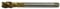 Weischer® - HSS-TiN Sacklochbohrer M6 | Maschinengewindebohrer Sacklochgewinde | Gewindeschneider Gewindebohrer Einschnittgewindebohrer | für Stahl, Metall, Edelstahl, Aluminium | stabil & bruchfest
