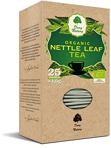 Dary Natury Nettle Leaf Organic Tea Bag/health tea/ecological farming product Body Regeneration/sachets (25 x 1.5g)
