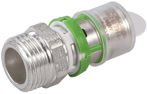COMAP Manchon droit mâle filetage conique métallique our tubes multicouche à sertir - 20x2-1/2 - Raccords MultiSkin - 7243GW2012