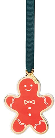 Kate Spade Bake Up A Storm - Adorno de Pan de Jengibre, 0,16, Color Blanco